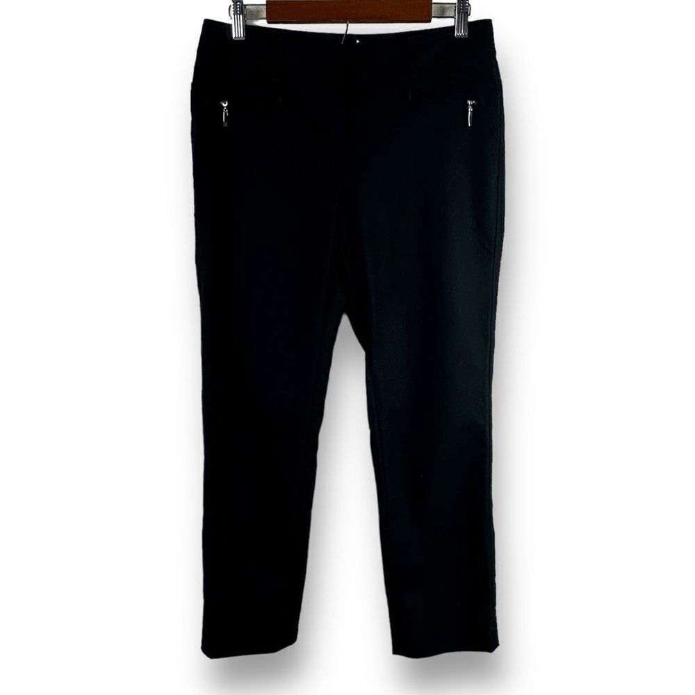 White House Black Market Women's Size 6‎ Perfect Form Black Ankle Pant Stretch